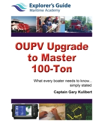 OUPV to Master Upgrade, master 100 ton, explorers guide maritime academy,  USCG approved